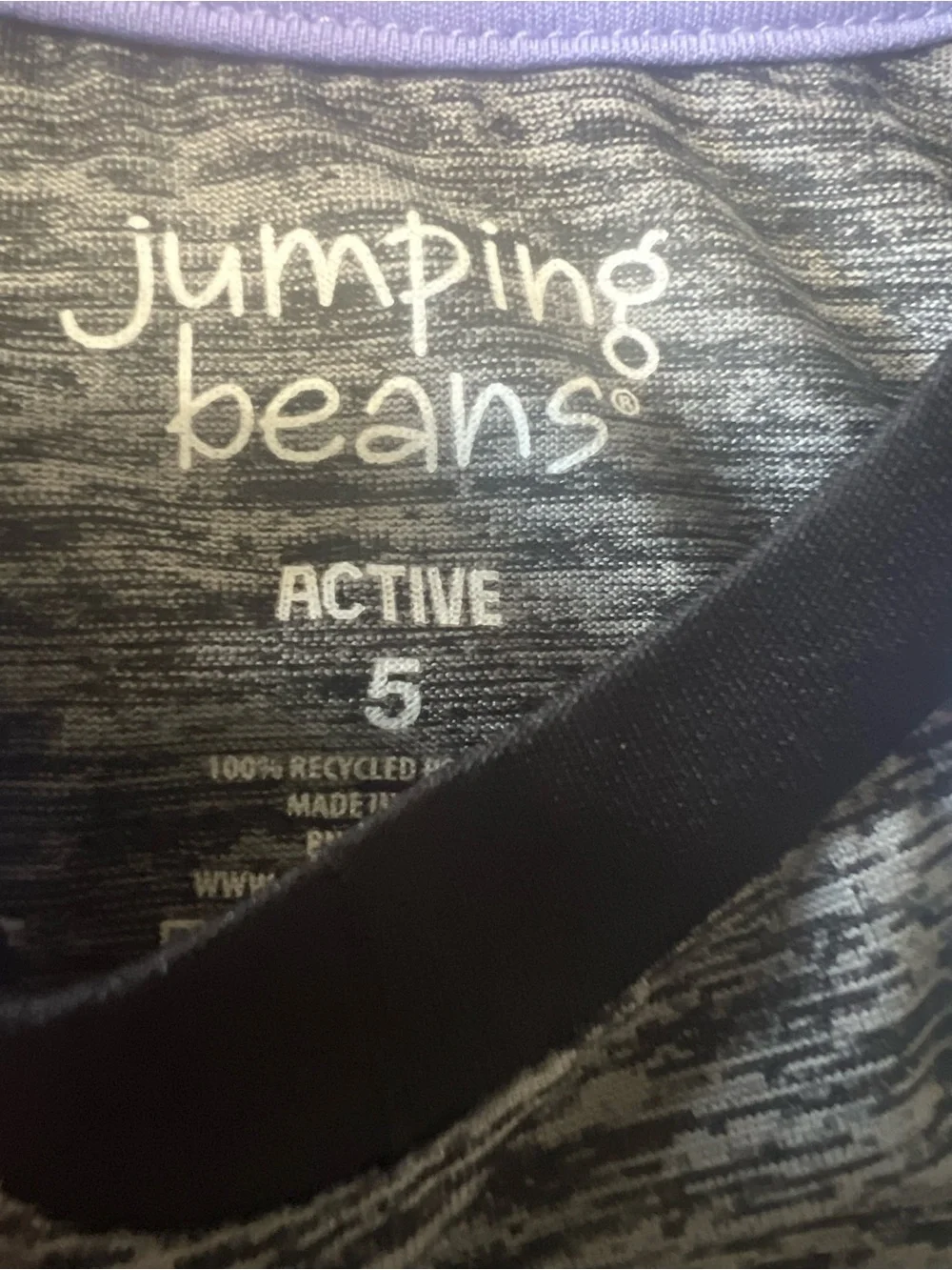 jumping beans Avengers Graphic Raglan Top in Gray, Black and Purple